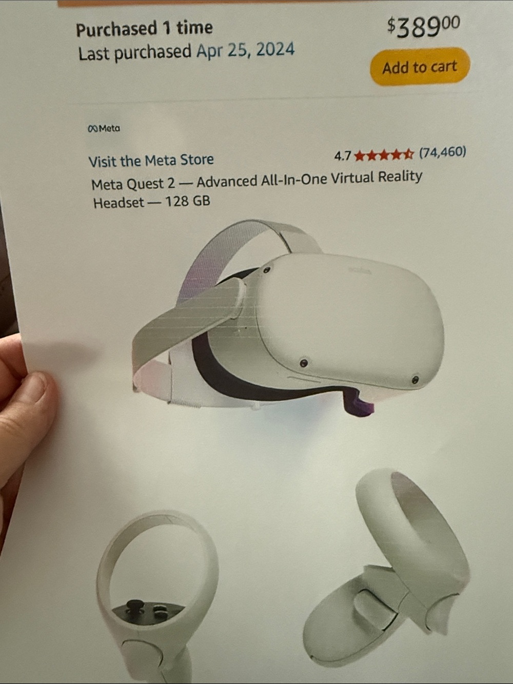 Quest 2 VR Headset - White